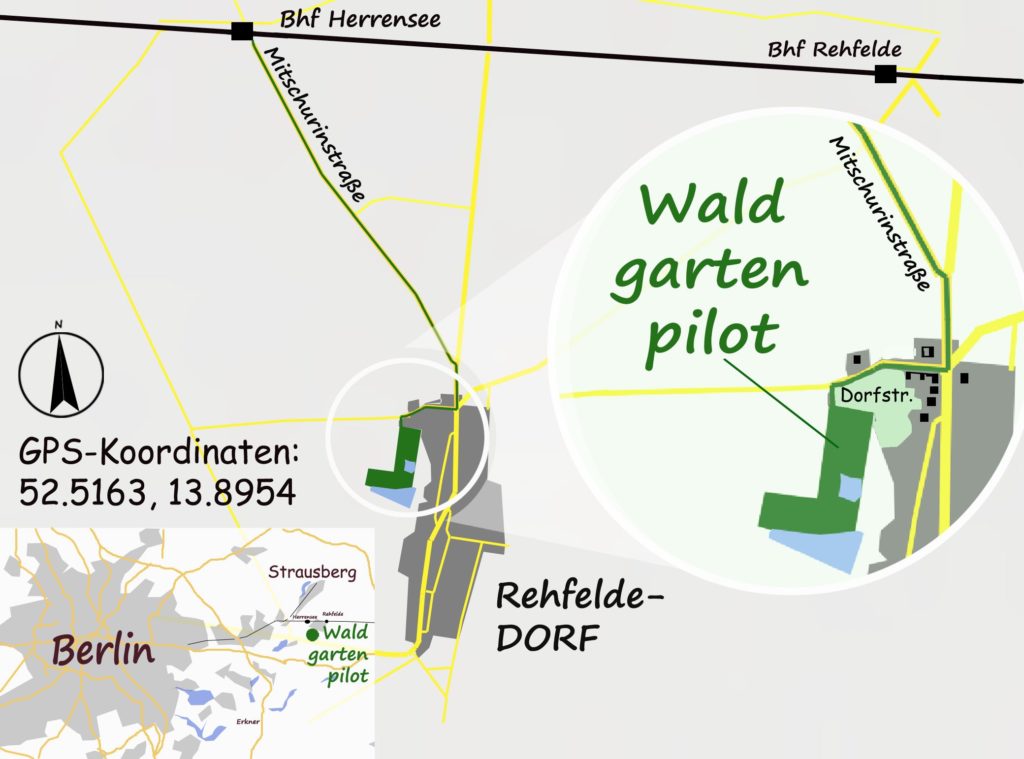 Waldgartenpilot - Anreise - How to get to us